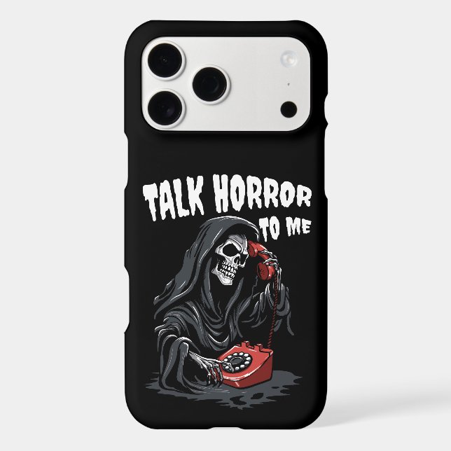 TALK HORROR TO ME GRIM REAPER RED PHONE (Back)