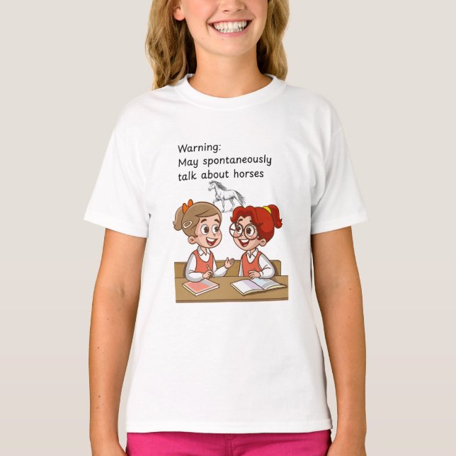 Talk horse talk T-Shirt (Front)