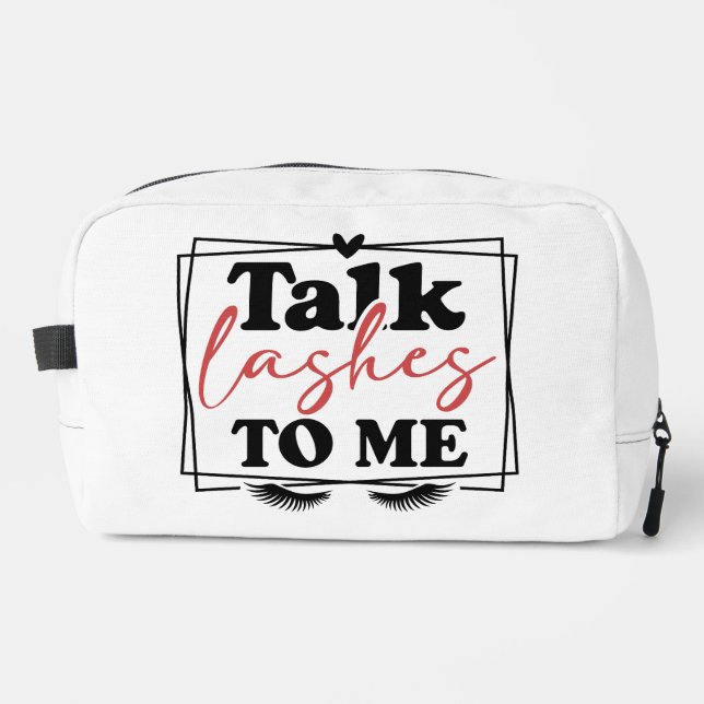 Talk Lashes To Me Bag (Front)