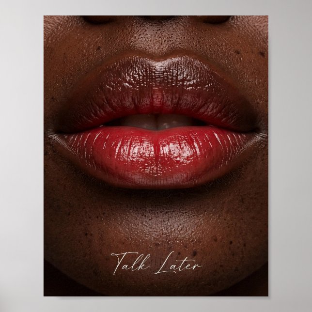 Talk Later Poster (Front)