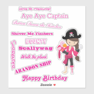 talk like a Girl Pirate Captain 