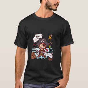 Talk like a Pirate Day Fun Cartoon Pirate T-Shirt