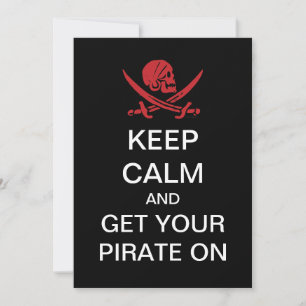 Talk Like A Pirate Day Party Invitations