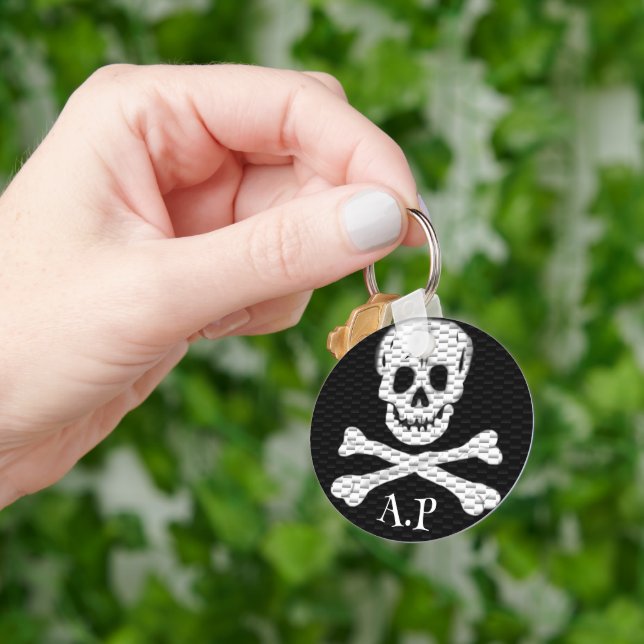 Talk Like a Pirate Day Personalise  Key Ring (Hand)