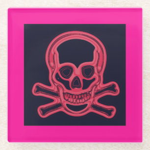 Talk Like A Pirate Day,pink Glass Coaster