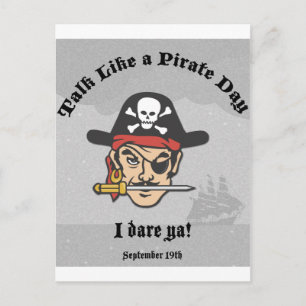 Talk like a Pirate Day! Postcard