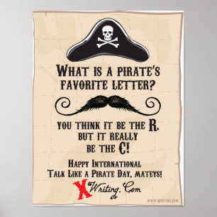 Talk Like a Pirate Day Poster