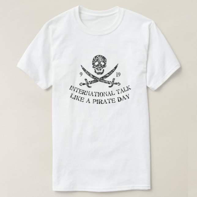 Talk Like a Pirate Day T-Shirt (Design Front)