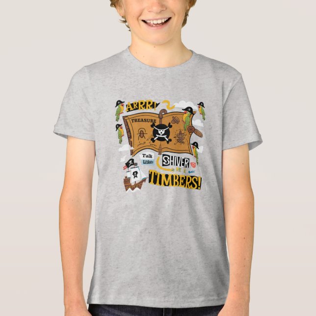 Talk Like a Pirate Day Tri-Blend Shirt (Front)