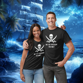 Talk Like A Pirate Skull & Crossbones T-Shirt