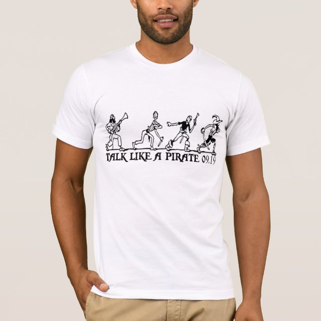 talk like a pirate t-shirt (Front)