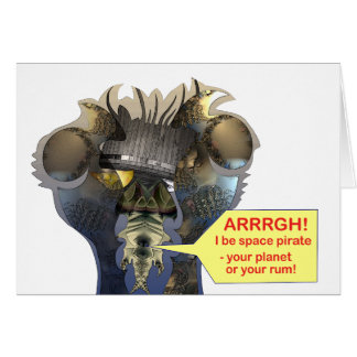 Talk like a space pirate.