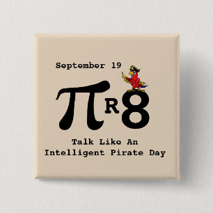 Talk Like An Intelligent Pirate Pi Button