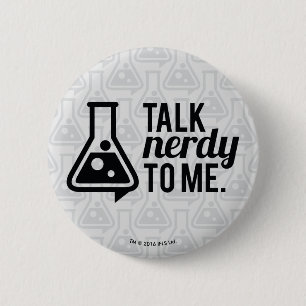 Talk Nerdy 6 Cm Round Badge