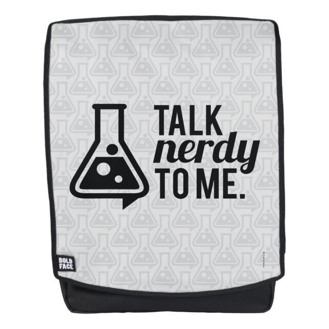 Talk Nerdy Backpack (Front)