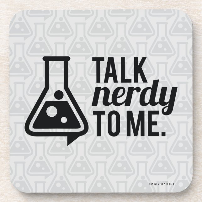 Talk Nerdy Coaster (Front)