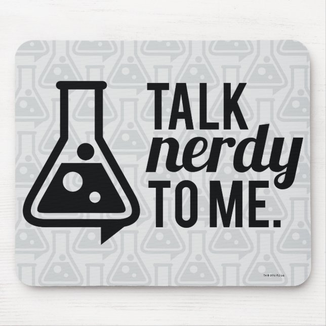 Talk Nerdy Mouse Mat (Front)