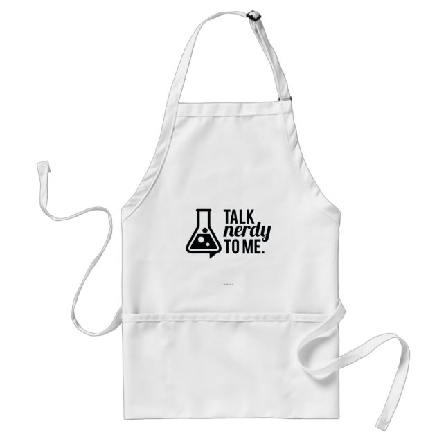 Talk Nerdy Standard Apron (Front)