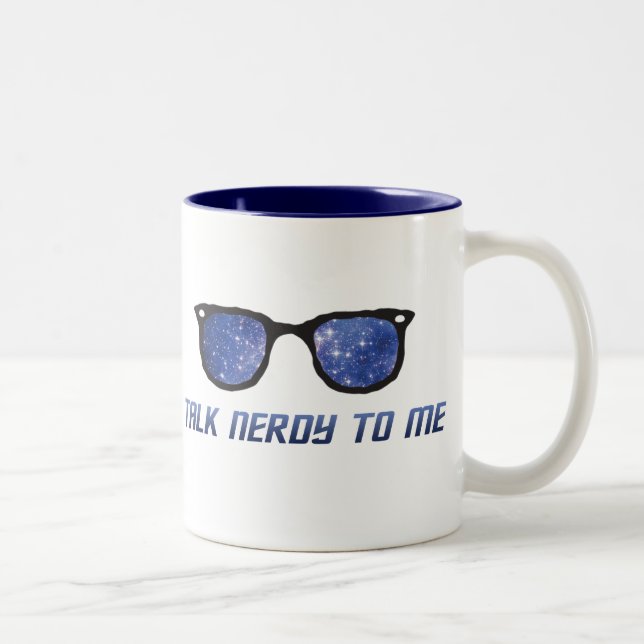 Talk Nerdy To Me Space Stars Mug (Right)