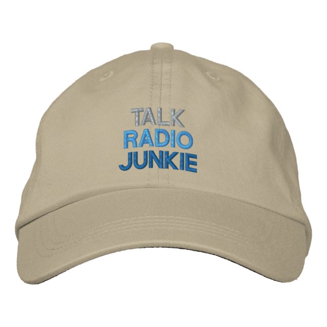 TALK RADIO JUNKIE cap (Front)