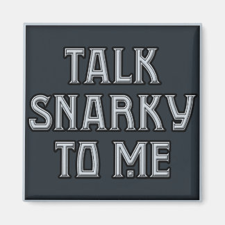 Talk Snarky to Me Magnet