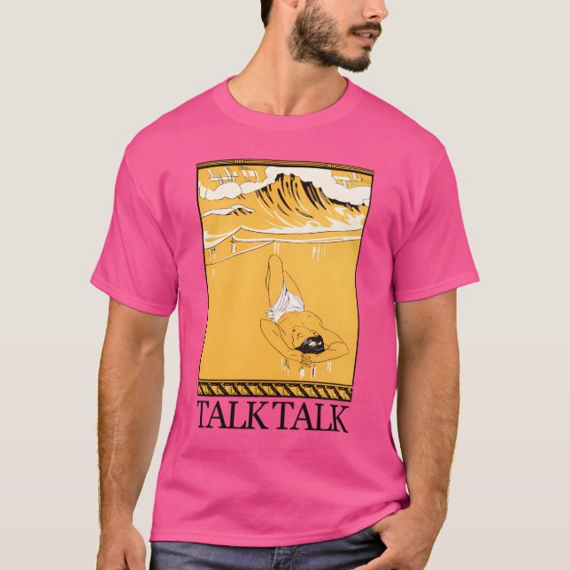 Talk Talk   Retro Style Aesthetic Design T-Shirt (Front)