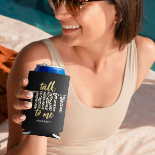 Talk THIRTY to Me! 30th Birthday Keepsake Gift Can Cooler