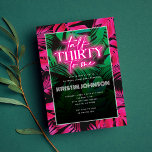 Talk Thirty to Me Neon Pink Tropical 30th Birthday Invitation<br><div class="desc">Celebrate with these trendy tropical neon sign inspired "talk thirty to me" 30th birthday party invitations! Customise with your text and details.</div>