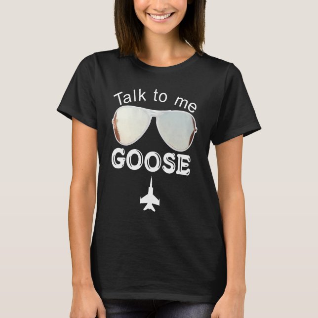 Talk to me Goose baby boy or girl  Gun T-Shirt (Front)