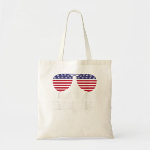 Talk To me Jesus Glasses US Flag T-Shirt Tote Bag