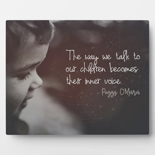 Talk To Our Children Plaque (Front)