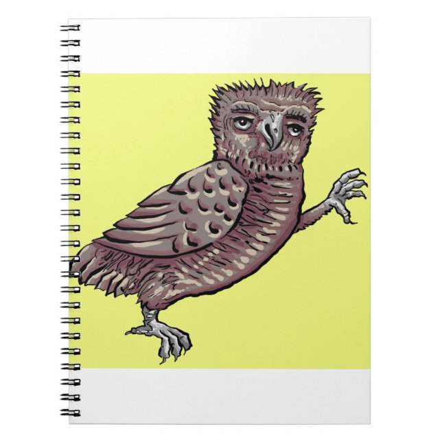 Talk to the Claw Mediaeval Owl Notebook (Front)