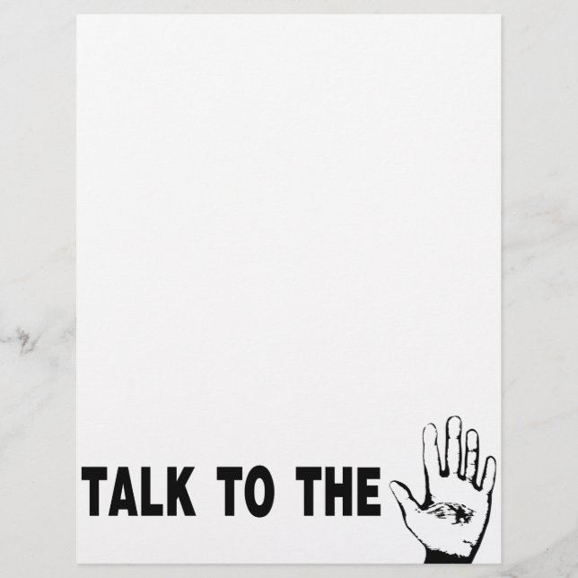 Talk To The Hand (Front)