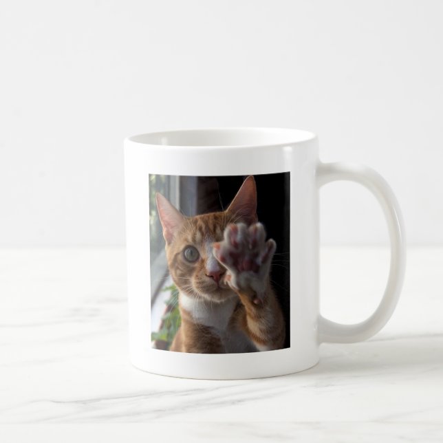 talk to the paw coffee mug (Right)