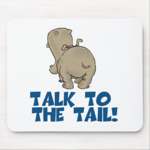 Talk to the Tail Hippo Mouse Mat