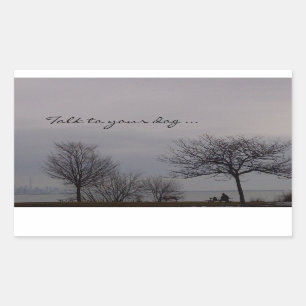 Talk to Your Dog Sticker by RoseWrites