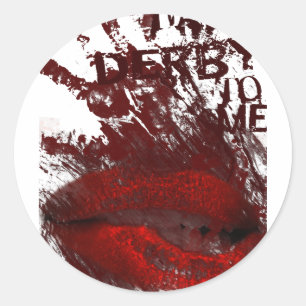 talkderbytome classic round sticker