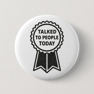Talked Award 6 Cm Round Badge