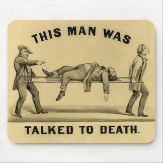 Talked To Death Mouse Mat