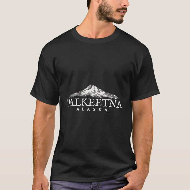 Talkeetna Ak Hoodie Alaska Mountain Town Pullover (Front)