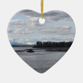 Talkeetna Alaska Ceramic Tree Decoration
