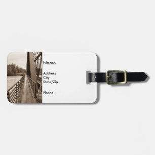 Talkeetna Railroad Bridge Walkway Luggage Tag