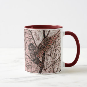 Talkin' Trash Dragon and Owl Coffee Cup