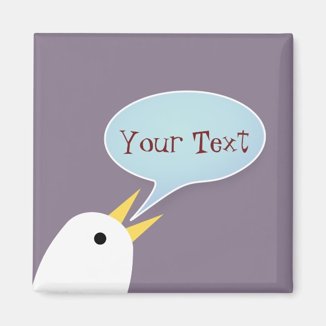 Talking Bird Magnet (Front)