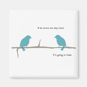 Talking birds magnet