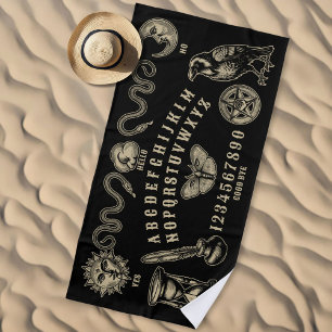 Talking Board Spirit Communication Beach Towel