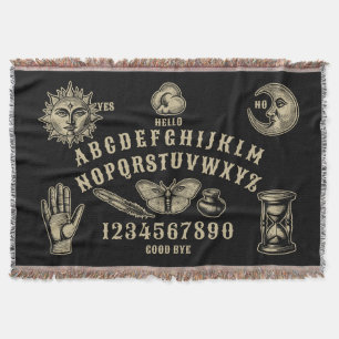 Talking Board Spirit Communication Throw Blanket