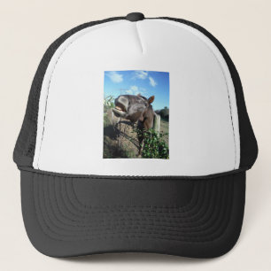 Talking Brown Horse Trucker Hat