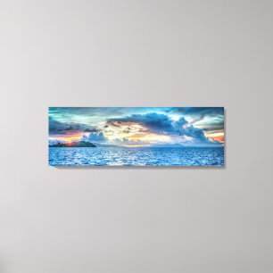 Talking Clouds Seascape Canvas Print
