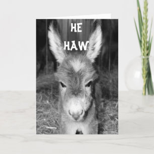 TALKING DONKEY HE HAWS **HAPPY BIRTHDAY** CARD